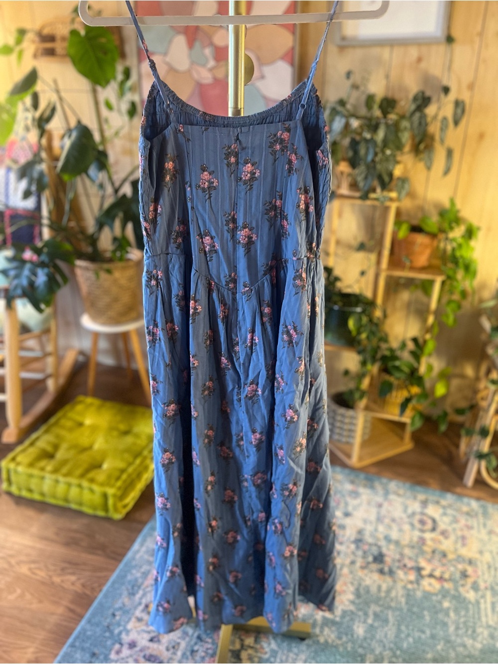 American Eagle AE Bella Midi Floral Dress - Picture 8 of 10